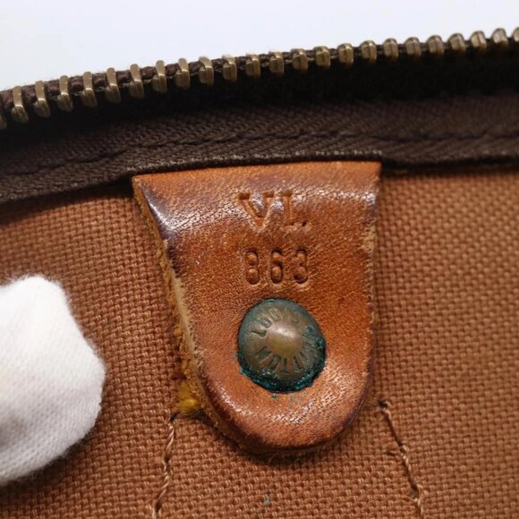 LOUIS VUITTON Monogram Speedy 35 Hand Bag M41524 LV Auth 147449 - Picture 10 of 16